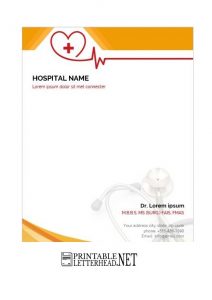 8 Free Doctor Letterhead Design - Printable Letterhead