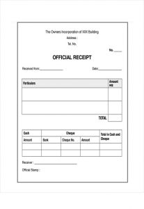 25+ Letterhead Receipt Template Free - Printable Letterhead