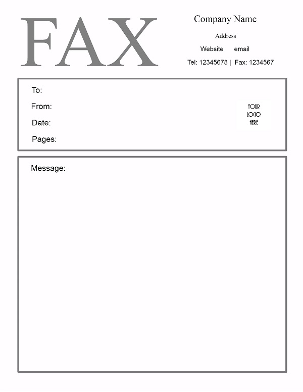 13 fax cover sheet