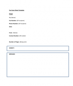 How To Fill Out A Fax Cover Sheet 5 Best STEPS - Printable Letterhead