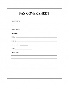 How To Fill Out A Fax Cover Sheet 5 Best STEPS - Printable Letterhead