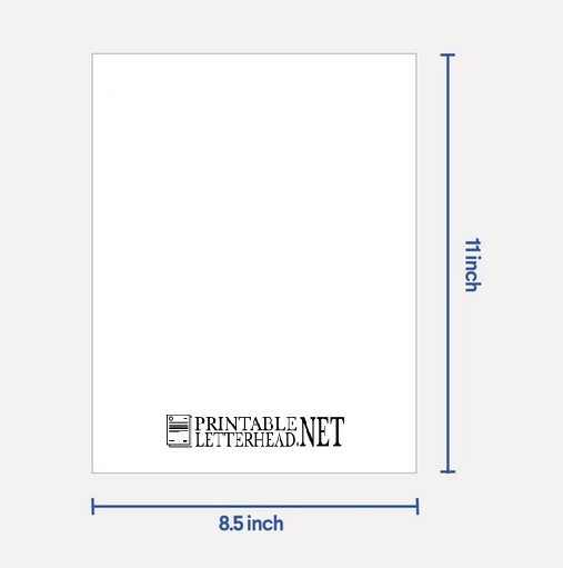 Designing 7 Best Standard Letterhead Size Printable Letterhead