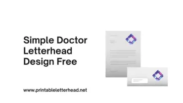 Free Simple Doctor Letterhead Design Presentation